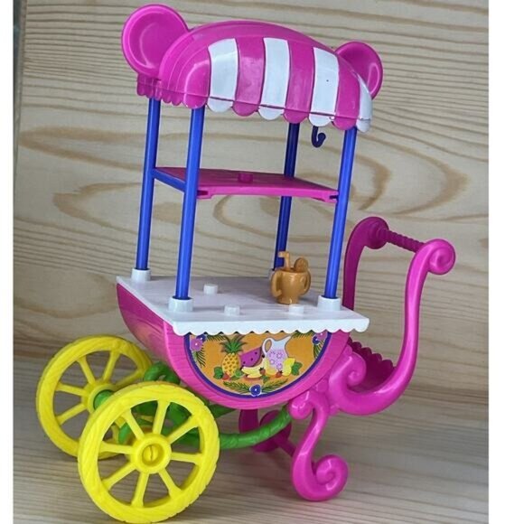 Mattel Enchantimals Doll Action Figure Merit Monkey Fruit Cart 7" - Picture 1 of 4